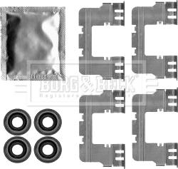 Borg & Beck BBK1396 - Set accesorii, placute frana aaoparts.ro