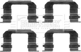 Borg & Beck BBK1367 - Set accesorii, placute frana aaoparts.ro