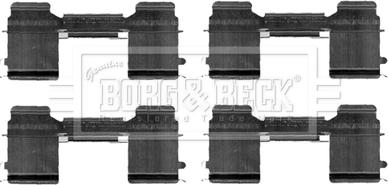 Borg & Beck BBK1303 - Set accesorii, placute frana aaoparts.ro