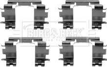 Borg & Beck BBK1382 - Set accesorii, placute frana aaoparts.ro