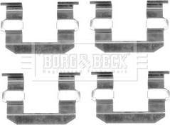 Borg & Beck BBK1321 - Set accesorii, placute frana aaoparts.ro
