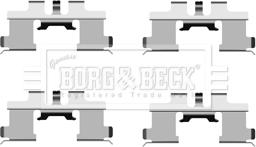 Borg & Beck BBK1372 - Set accesorii, placute frana aaoparts.ro