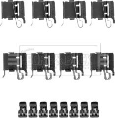 Borg & Beck BBK1225 - Set accesorii, placute frana aaoparts.ro