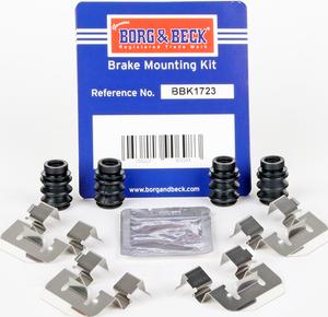 Borg & Beck BBK1723 - Set accesorii, placute frana aaoparts.ro
