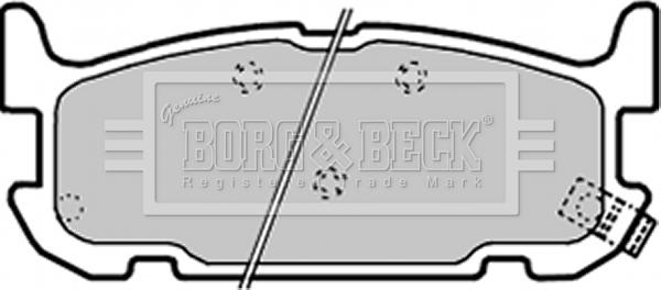 Borg & Beck BBP1936 - Set placute frana,frana disc aaoparts.ro