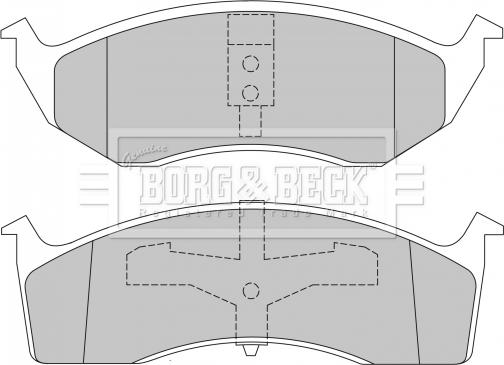Borg & Beck BBP1465 - Set placute frana,frana disc aaoparts.ro