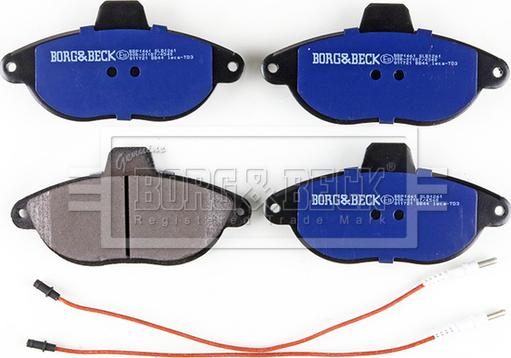 Borg & Beck BBP1461 - Set placute frana,frana disc aaoparts.ro