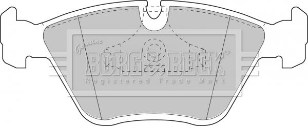 Borg & Beck BBP1407 - Set placute frana,frana disc aaoparts.ro