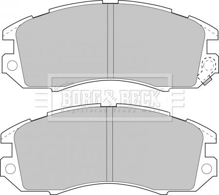 Borg & Beck BBP1480 - Set placute frana,frana disc aaoparts.ro