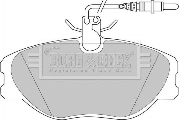 Borg & Beck BBP1438 - Set placute frana,frana disc aaoparts.ro
