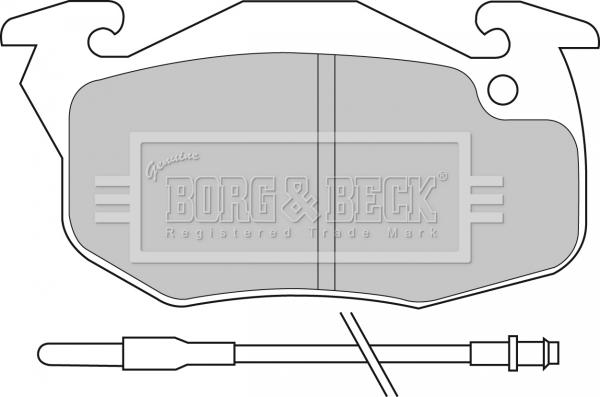 Borg & Beck BBP1425 - Set placute frana,frana disc aaoparts.ro