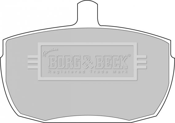 Borg & Beck BBP1422 - Set placute frana,frana disc aaoparts.ro