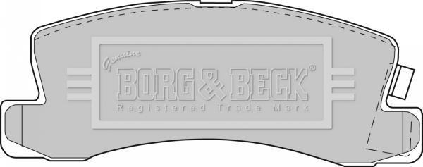 Borg & Beck BBP1477 - Set placute frana,frana disc aaoparts.ro
