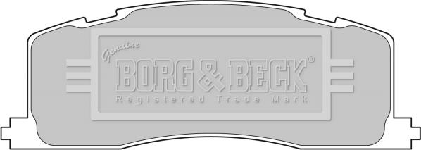 Borg & Beck BBP1593 - Set placute frana,frana disc aaoparts.ro