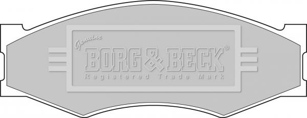 Borg & Beck BBP1551 - Set placute frana,frana disc aaoparts.ro