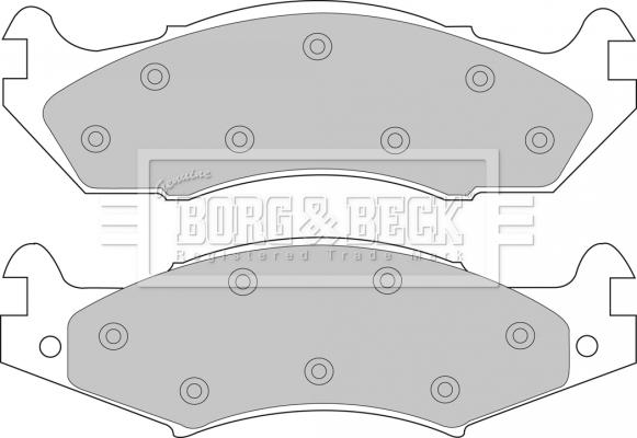 Borg & Beck BBP1566 - Set placute frana,frana disc aaoparts.ro