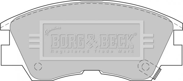 Borg & Beck BBP1511 - Set placute frana,frana disc aaoparts.ro