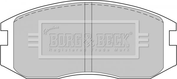 Borg & Beck BBP1521 - Set placute frana,frana disc aaoparts.ro