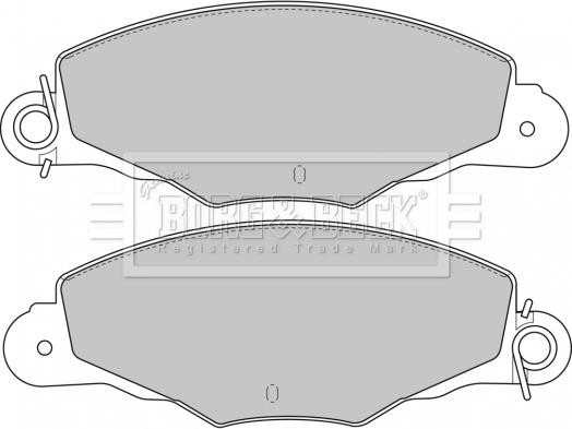 Borg & Beck BBP1648 - Set placute frana,frana disc aaoparts.ro