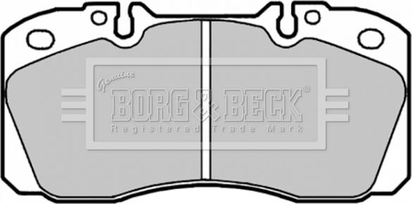 Borg & Beck BBP1660 - Set placute frana,frana disc aaoparts.ro