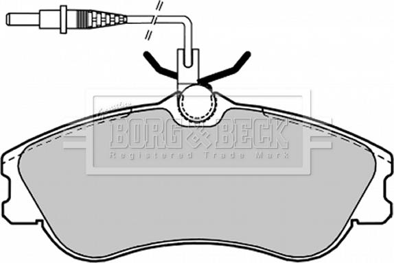 Borg & Beck BBP1601 - Set placute frana,frana disc aaoparts.ro