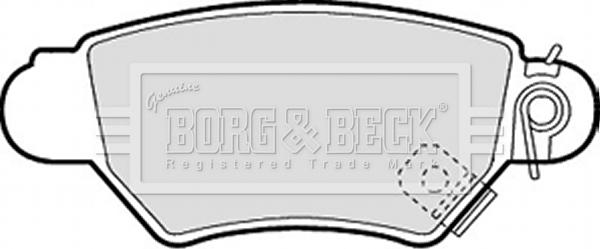 Borg & Beck BBP1688 - Set placute frana,frana disc aaoparts.ro