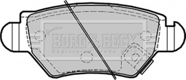 Borg & Beck BBP1687 - Set placute frana,frana disc aaoparts.ro