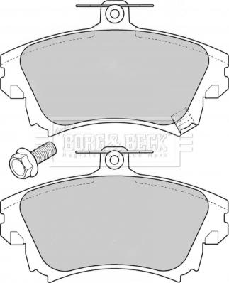 Borg & Beck BBP1639 - Set placute frana,frana disc aaoparts.ro