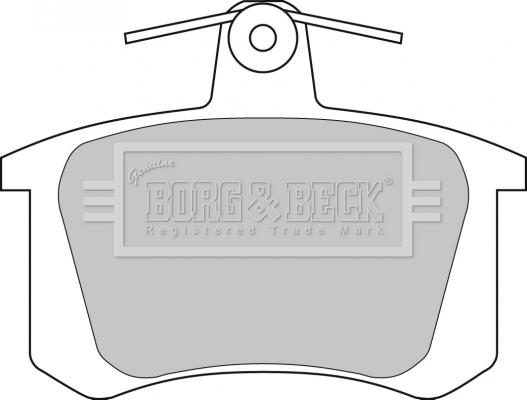 Borg & Beck BBP1628 - Set placute frana,frana disc aaoparts.ro