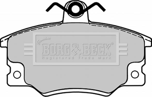 Borg & Beck BBP1090 - Set placute frana,frana disc aaoparts.ro