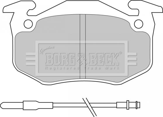Borg & Beck BBP1097 - Set placute frana,frana disc aaoparts.ro