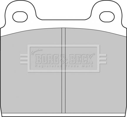Borg & Beck BBP1040 - Set placute frana,frana disc aaoparts.ro