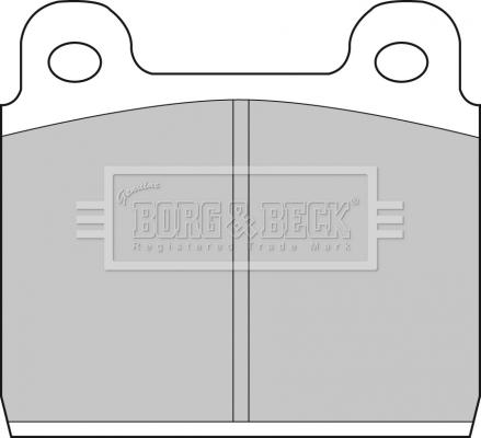 Borg & Beck BBP1041 - Set placute frana,frana disc aaoparts.ro