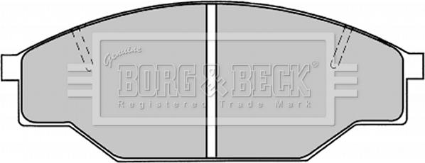 Borg & Beck BBP1019 - Set placute frana,frana disc aaoparts.ro