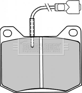 Borg & Beck BBP1016 - Set placute frana,frana disc aaoparts.ro