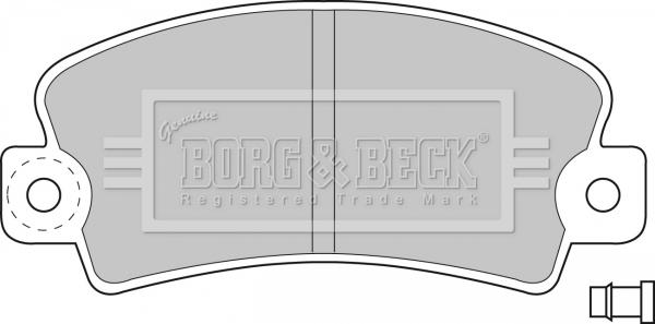 Borg & Beck BBP1036 - Set placute frana,frana disc aaoparts.ro