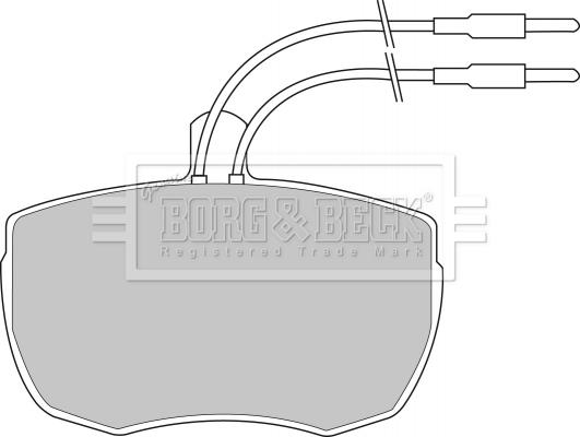Borg & Beck BBP1024 - Set placute frana,frana disc aaoparts.ro