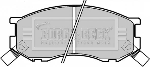 Borg & Beck BBP1190 - Set placute frana,frana disc aaoparts.ro