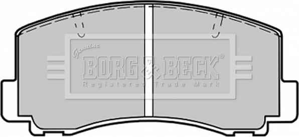 Borg & Beck BBP1198 - Set placute frana,frana disc aaoparts.ro