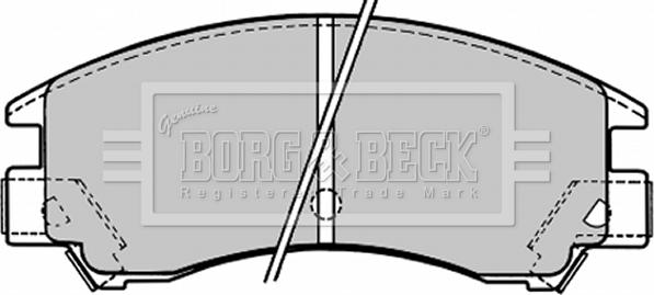 Borg & Beck BBP1148 - Set placute frana,frana disc aaoparts.ro