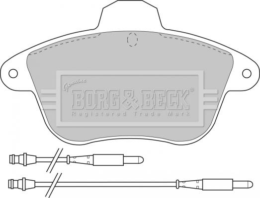 Borg & Beck BBP1159 - Set placute frana,frana disc aaoparts.ro