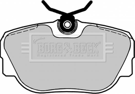 Borg & Beck BBP1155 - Set placute frana,frana disc aaoparts.ro