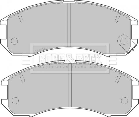 Borg & Beck BBP1162 - Set placute frana,frana disc aaoparts.ro