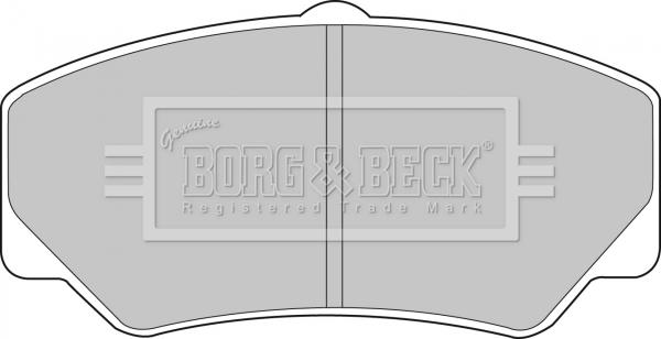 Borg & Beck BBP1110 - Set placute frana,frana disc aaoparts.ro