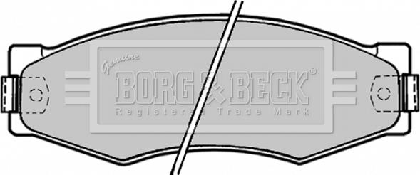 Borg & Beck BBP1180 - Set placute frana,frana disc aaoparts.ro