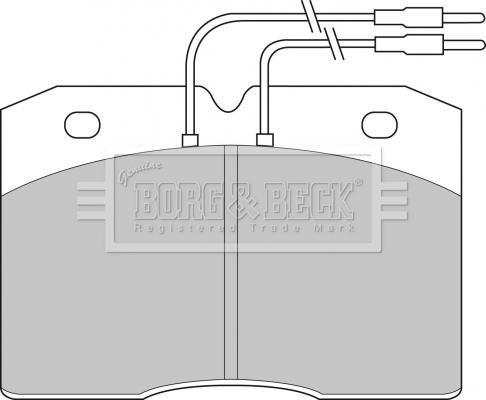 Borg & Beck BBP1133 - Set placute frana,frana disc aaoparts.ro