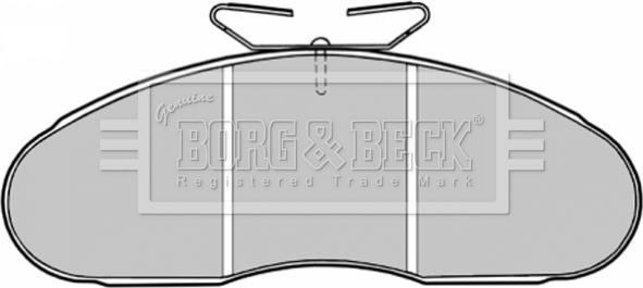 Borg & Beck BBP1126 - Set placute frana,frana disc aaoparts.ro