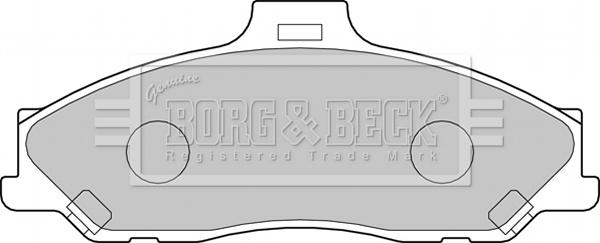 Borg & Beck BBP1887 - Set placute frana,frana disc aaoparts.ro