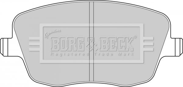Borg & Beck BBP1825 - Set placute frana,frana disc aaoparts.ro