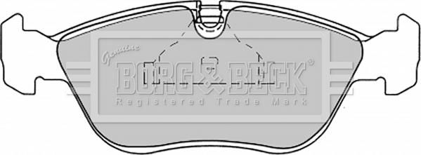 Borg & Beck BBP1390 - Set placute frana,frana disc aaoparts.ro